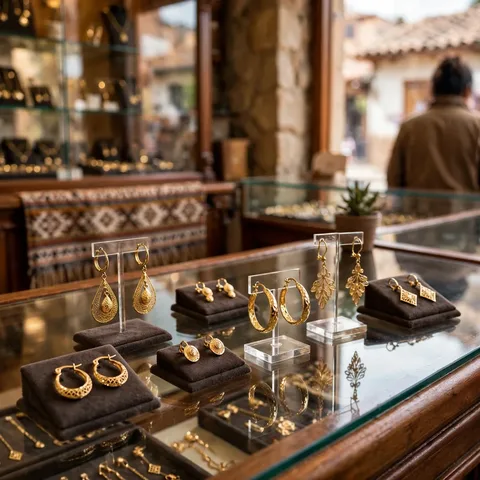 Aretes de oro