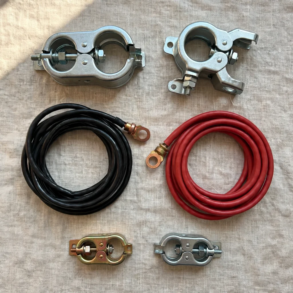 Bornes y cables de batería