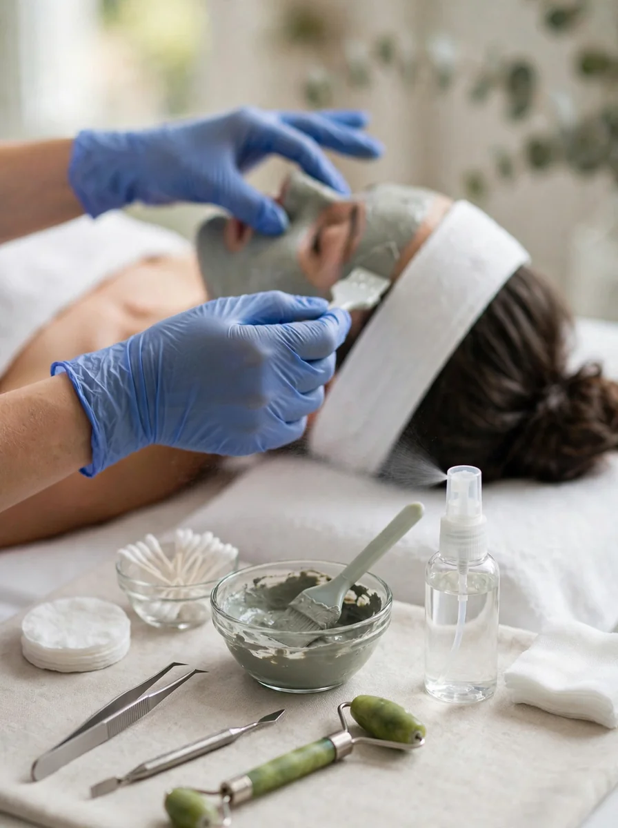 Evaluación de piel y limpieza facial