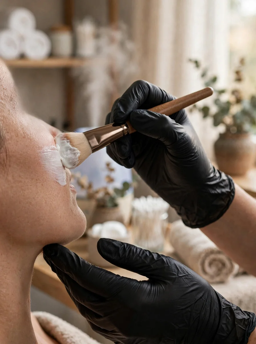 Limpieza facial con hidratación