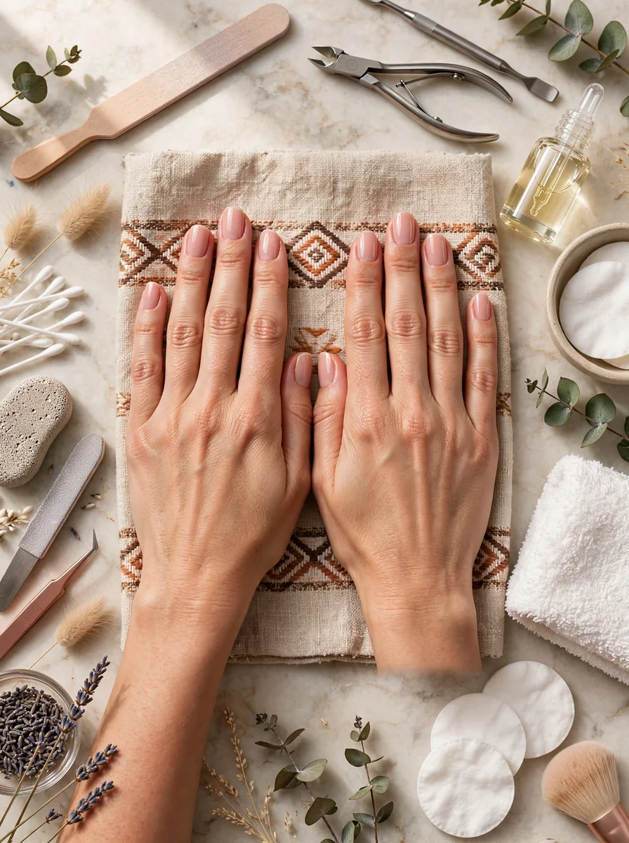 Manicura con esmaltado en gel