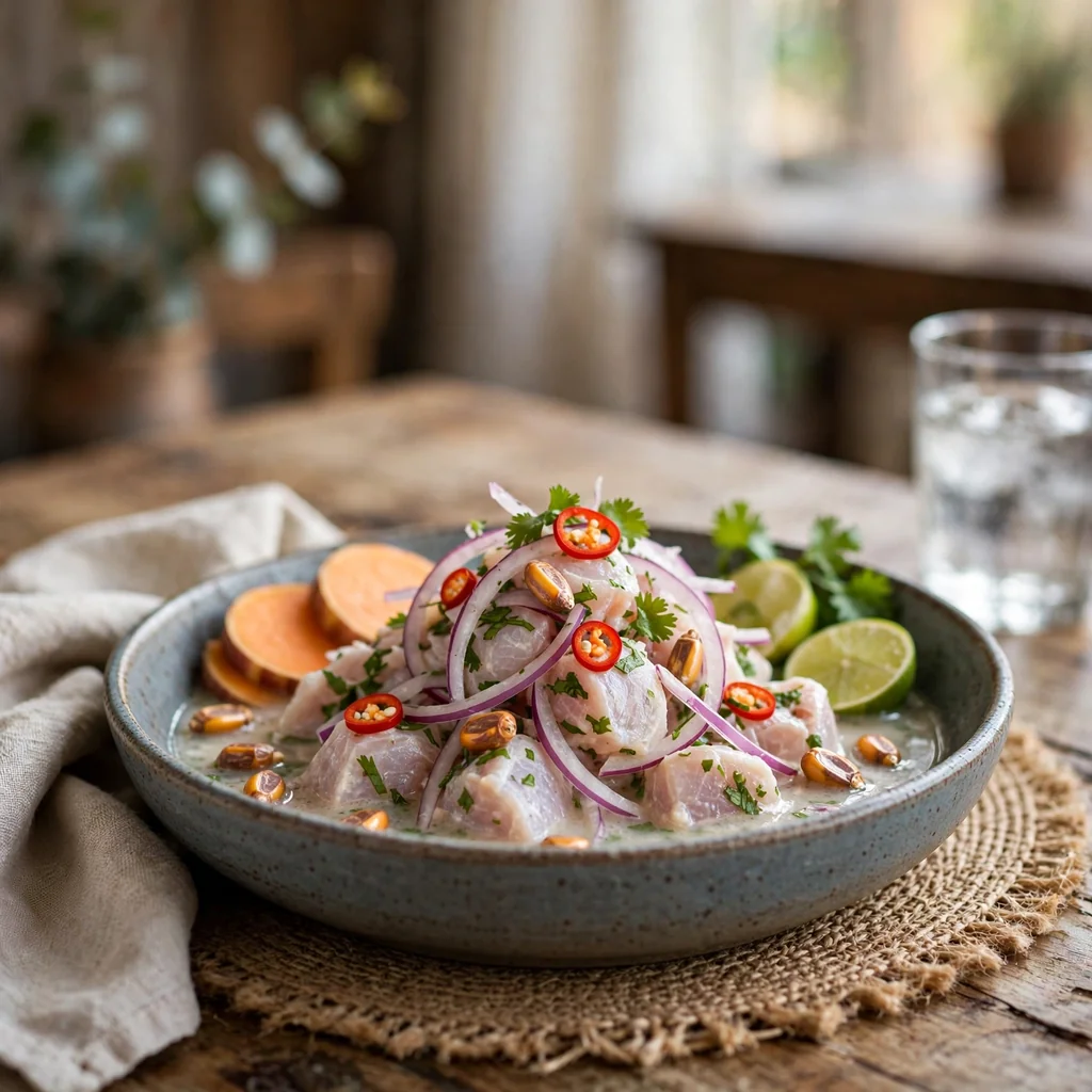 Ceviche de pescado