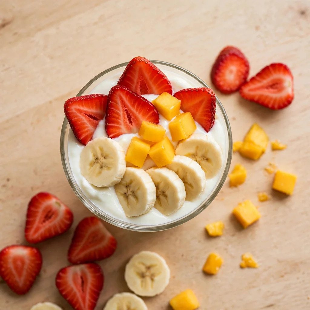 Yogurt natural con fruta