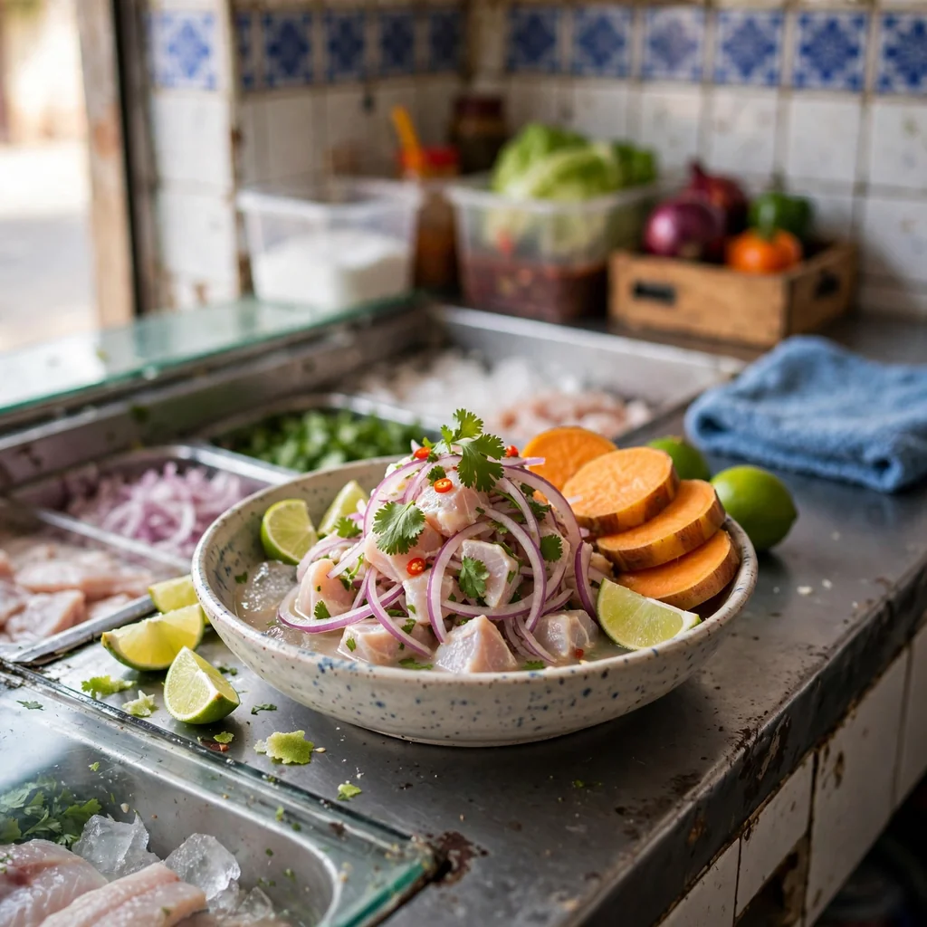 Ceviche de pescado