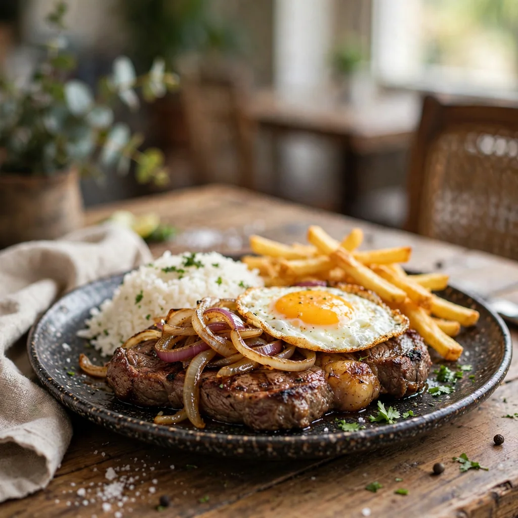 Bistec a lo pobre