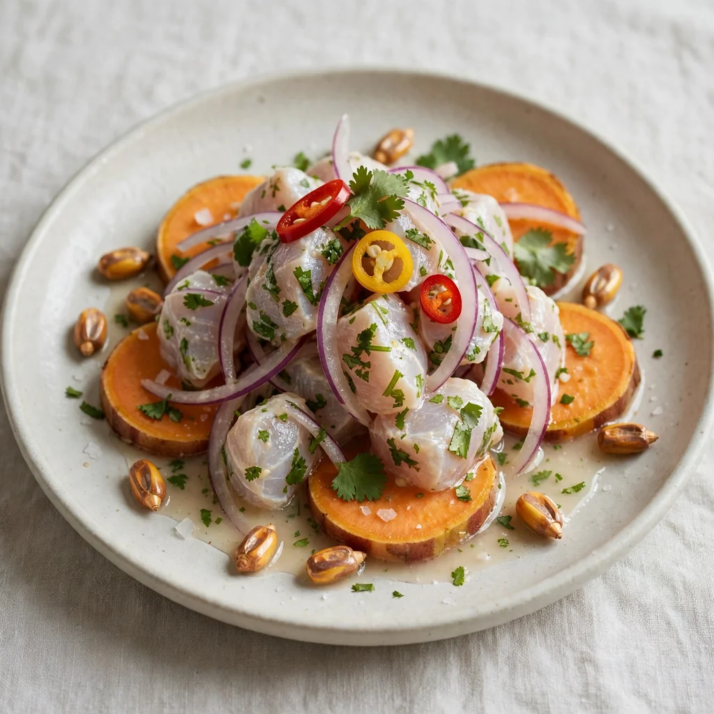 Ceviche de pescado