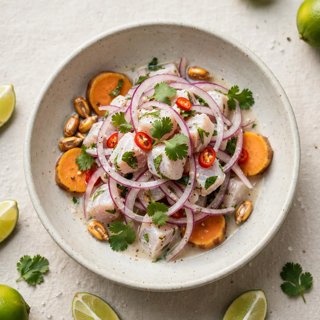 Ceviche de pescado