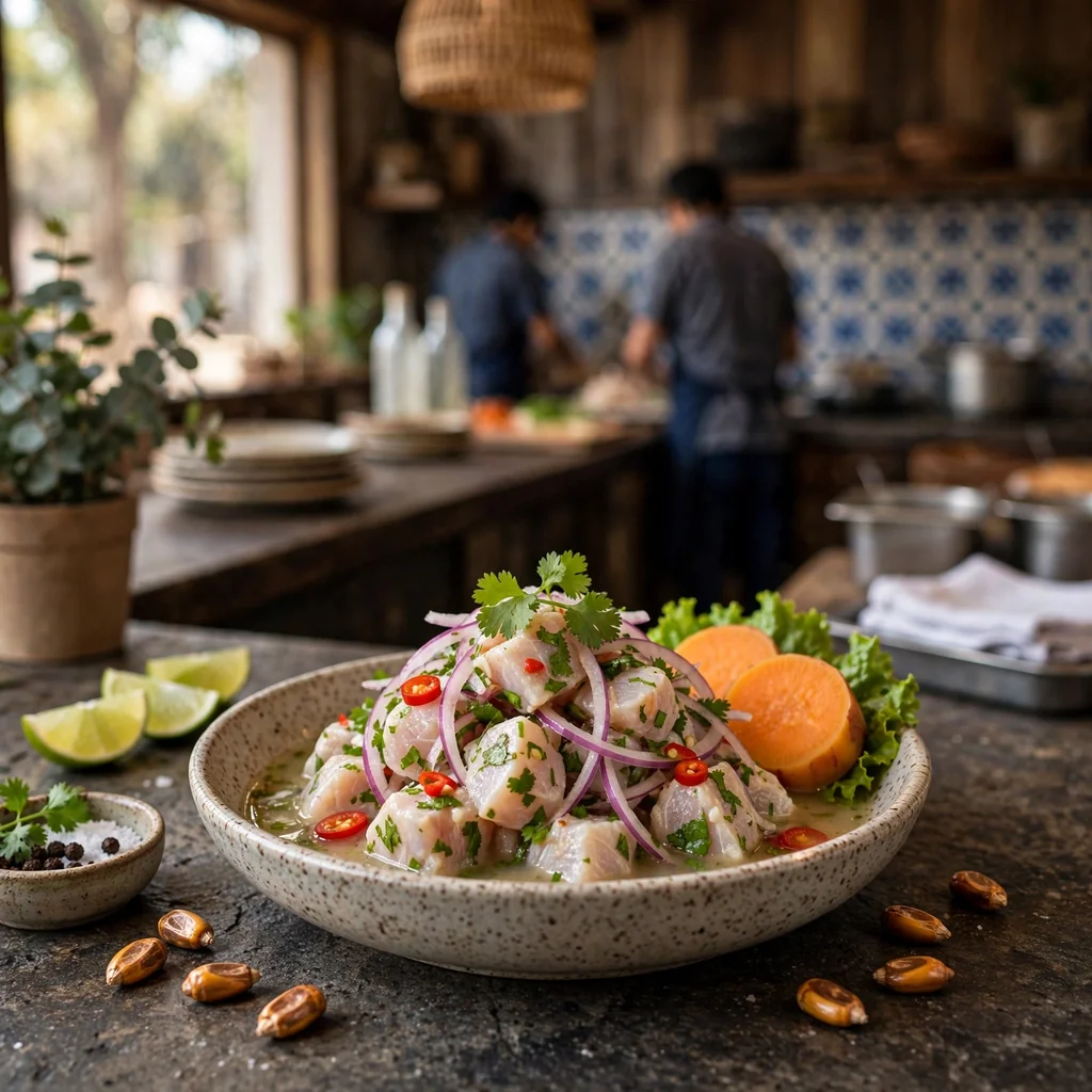 Ceviche de pescado