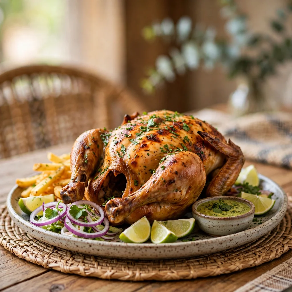 Pollo a la brasa entero
