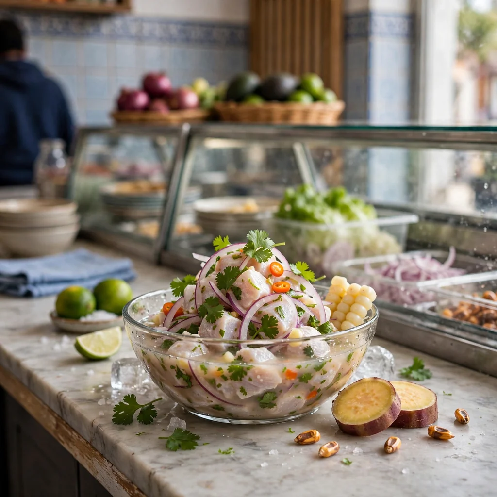 Ceviche de pescado