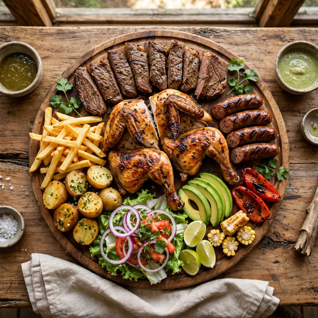 Parrilla familiar surtida