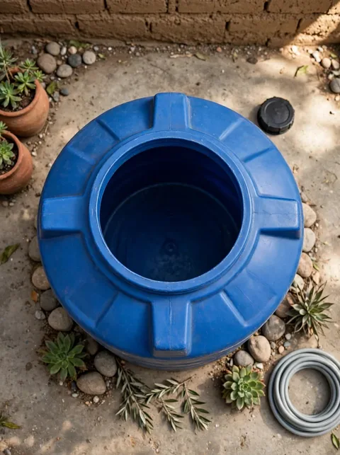 Tanque de agua de plástico