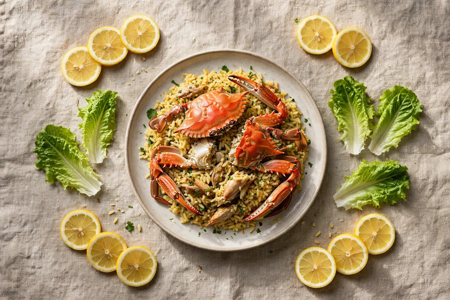 Arroz con cangrejo