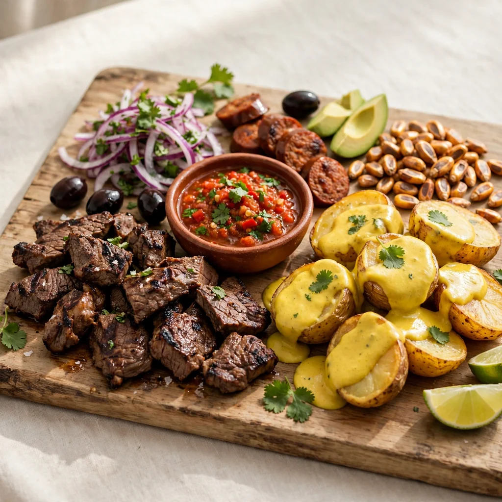 Tabla de piqueos para compartir