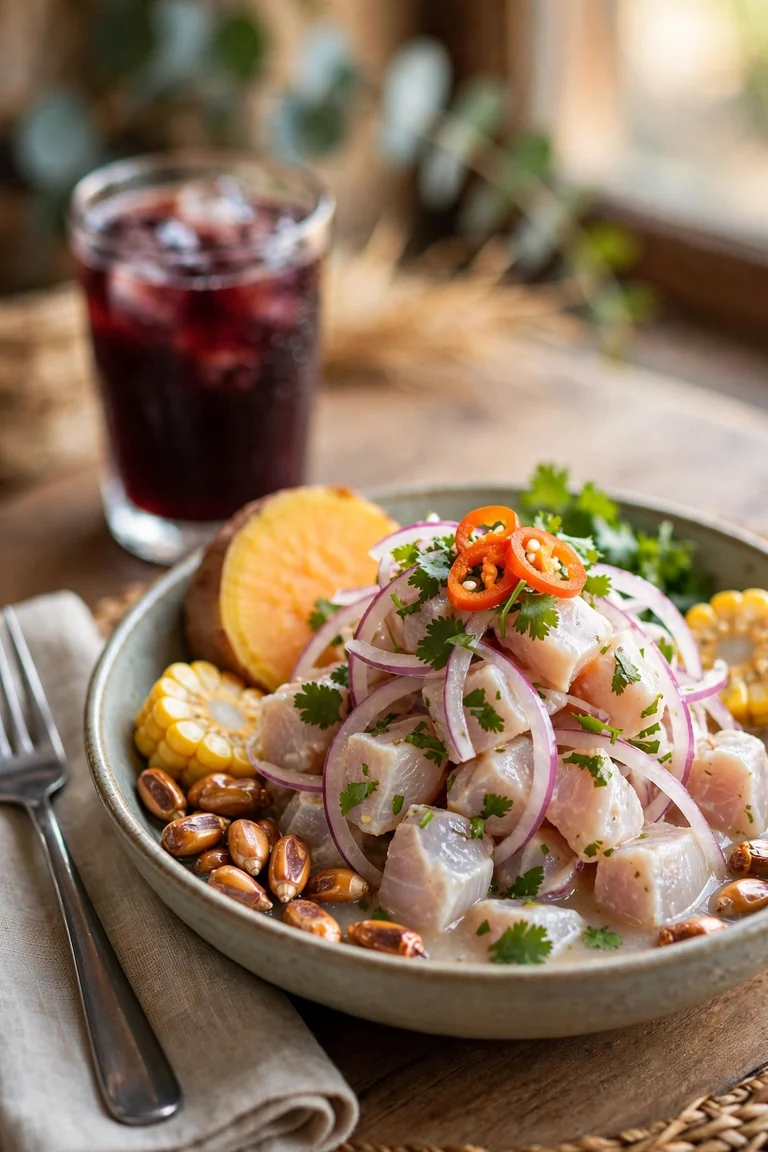 Ceviche clasico de pescado del dia