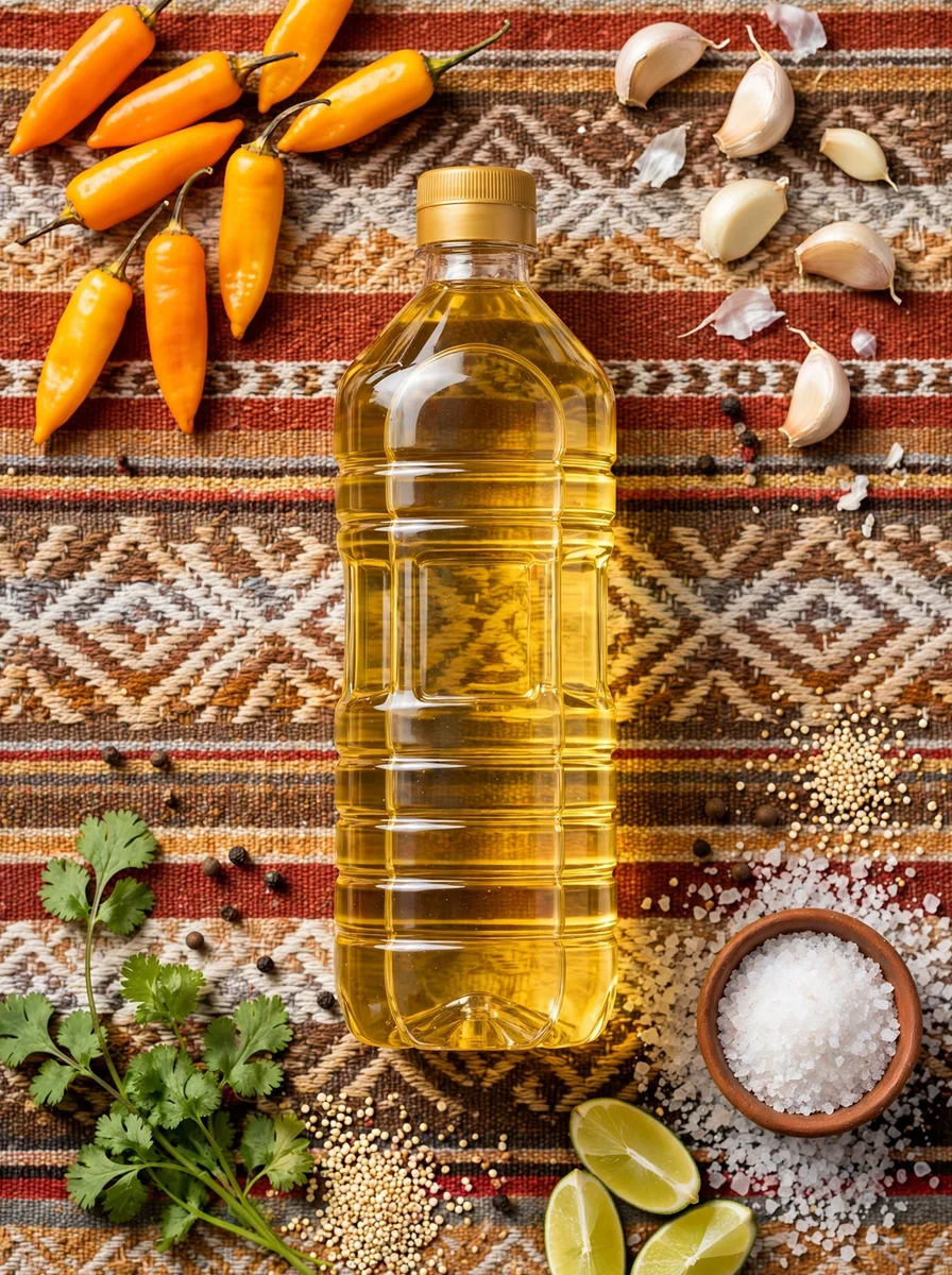 Aceite vegetal de un litro