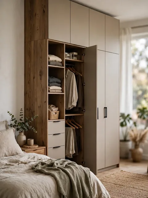 Closet y roperos modernos empotrados