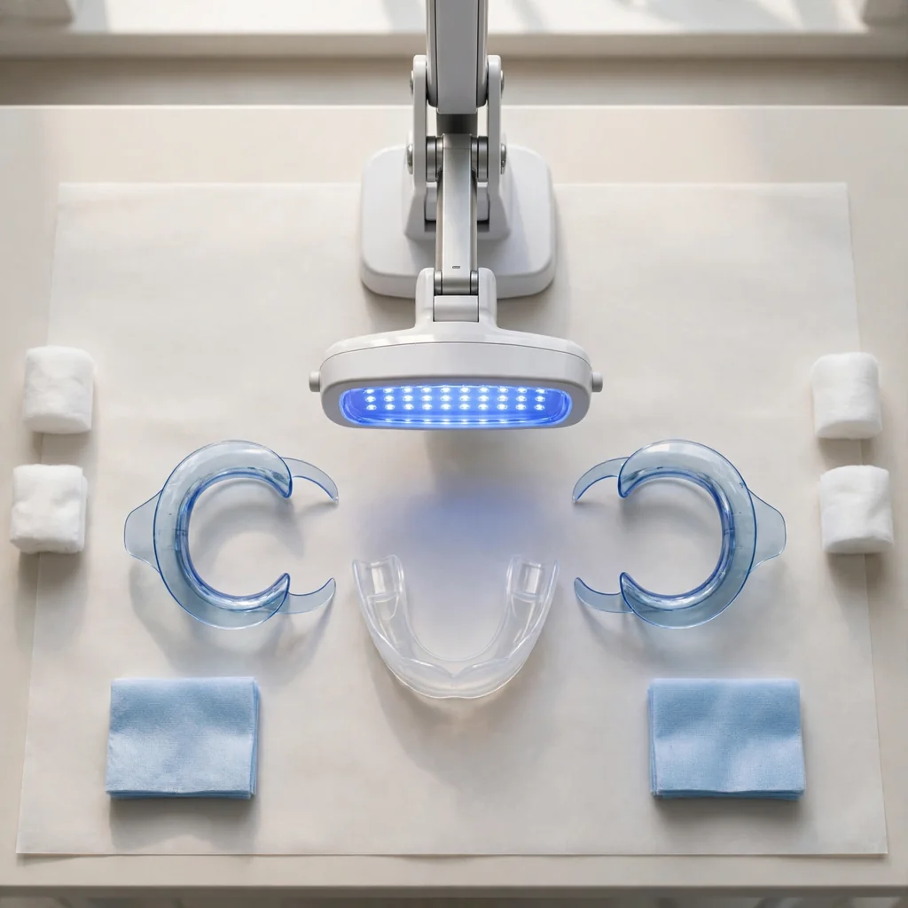 Blanqueamiento dental led estético