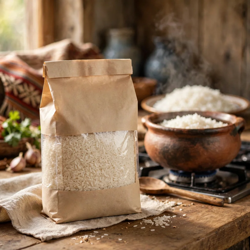 Arroz blanco paquete de un kilo