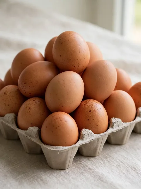 Huevos frescos del día por kilo