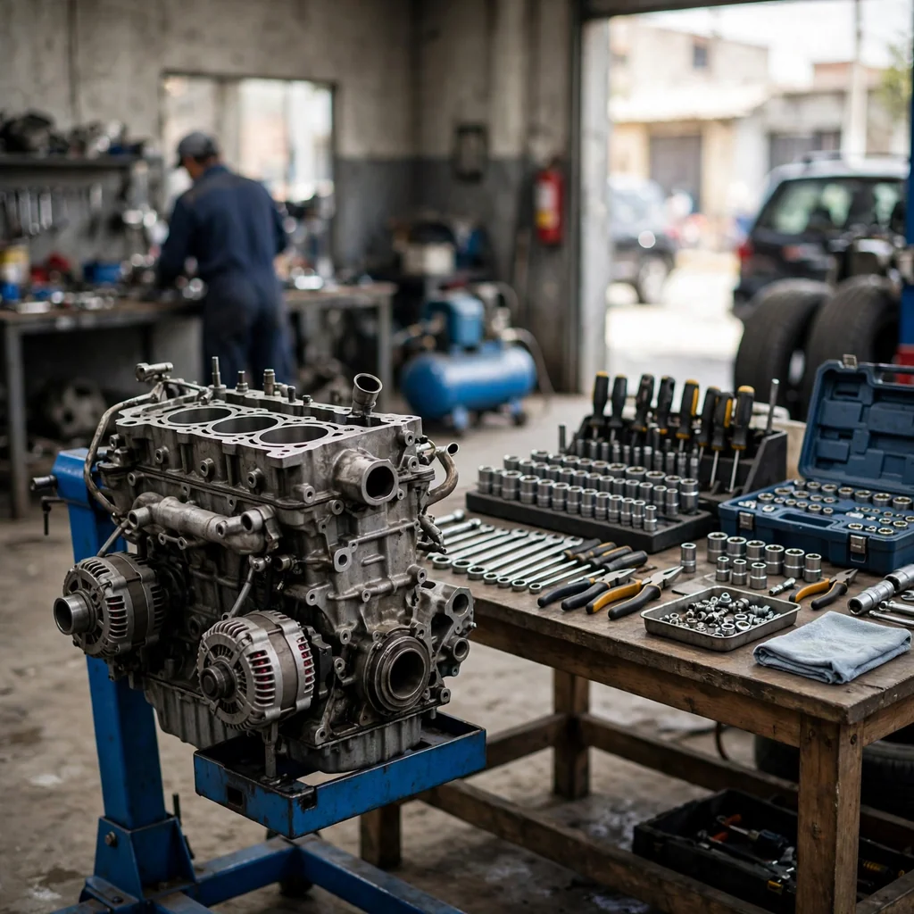Reparación de motor