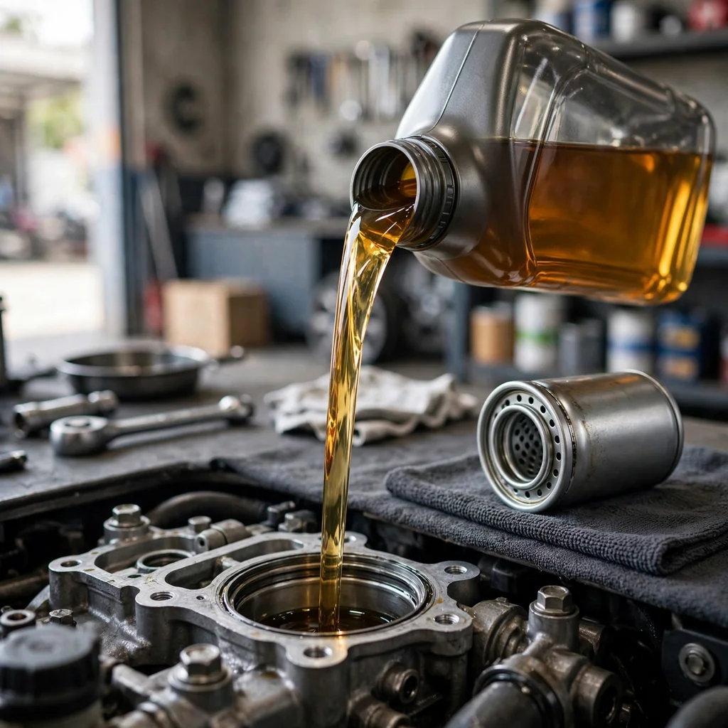 Cambio de aceite y filtro de motor