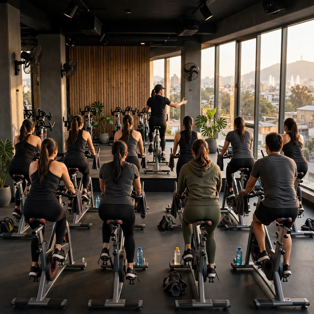 Clase de spinning