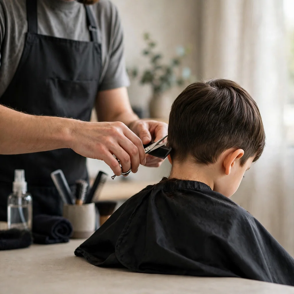 Corte para papá e hijo