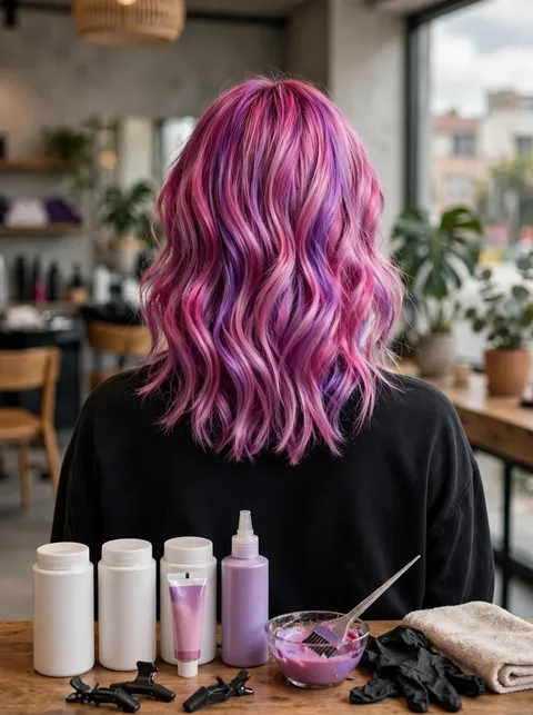 Tinte y coloración completa para jóvenes