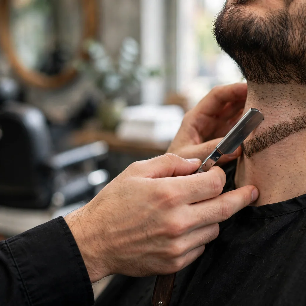Afeitado y perfilado de barba