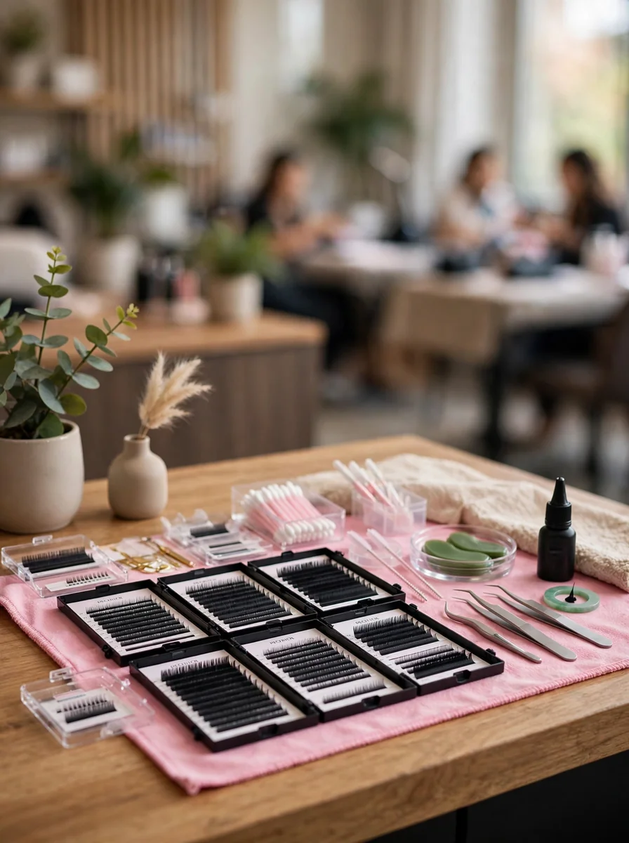 Servicio de extensiones de pestañas