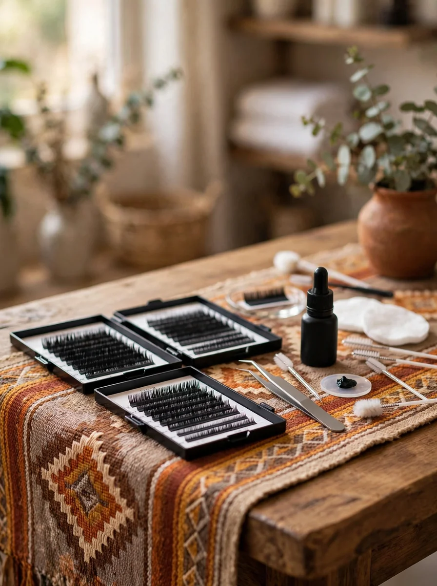 Extensiones de pestañas