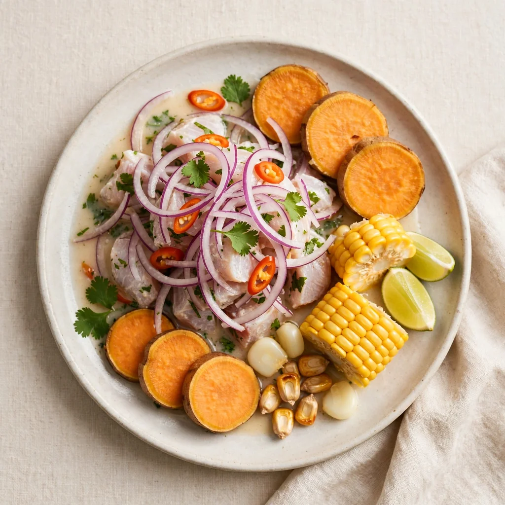 Ceviche de Pescado - Plato Clásico Chimbotano