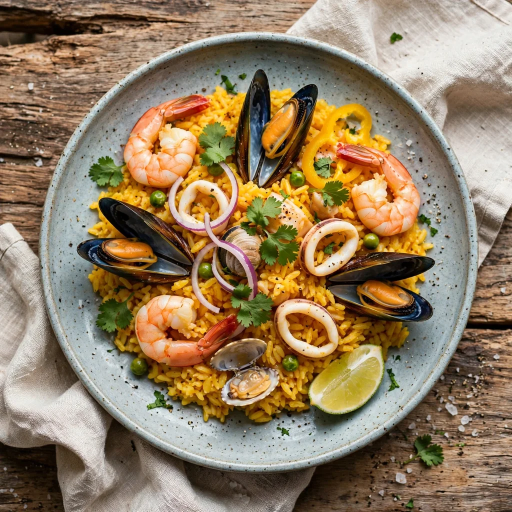 Arroz con Mariscos - Plato Tradicional
