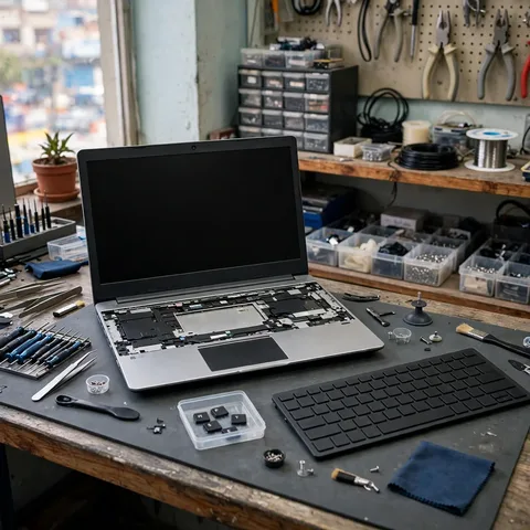 Cambio de teclado de laptop