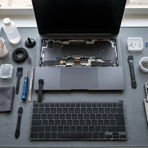 Cambio de teclado de laptop