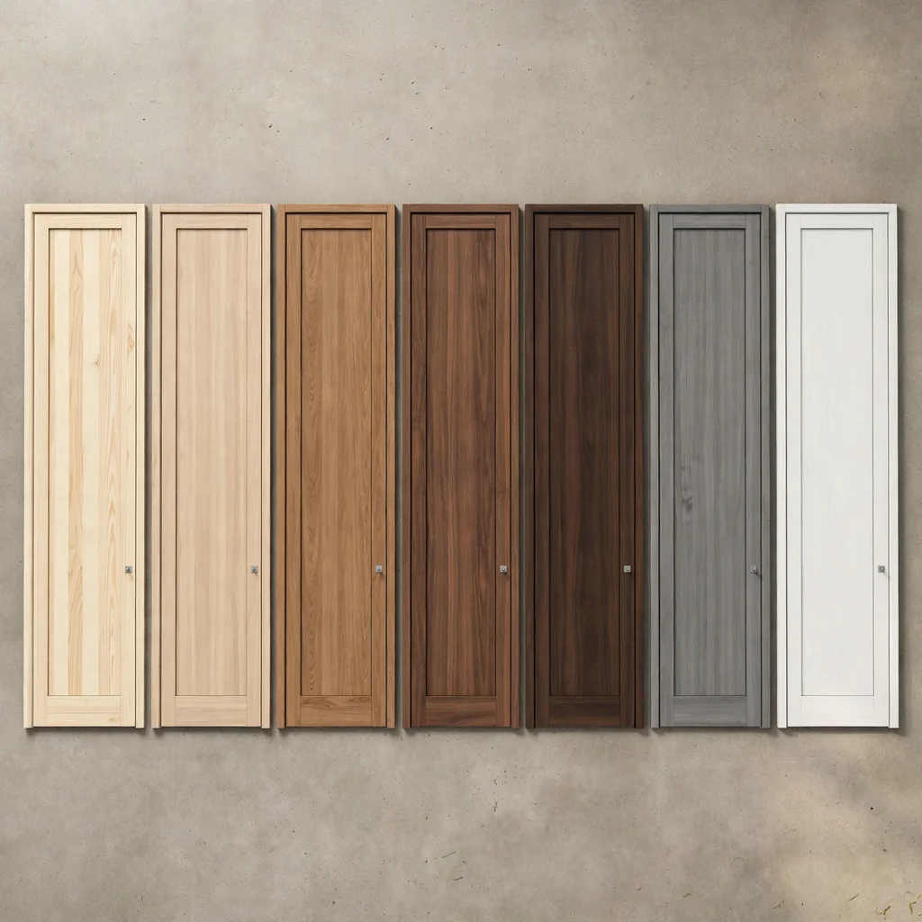 Puertas de melamina y madera interiores