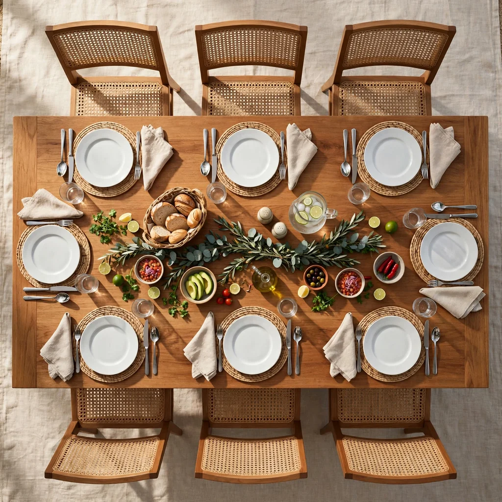 Comedor de seis sillas profesional