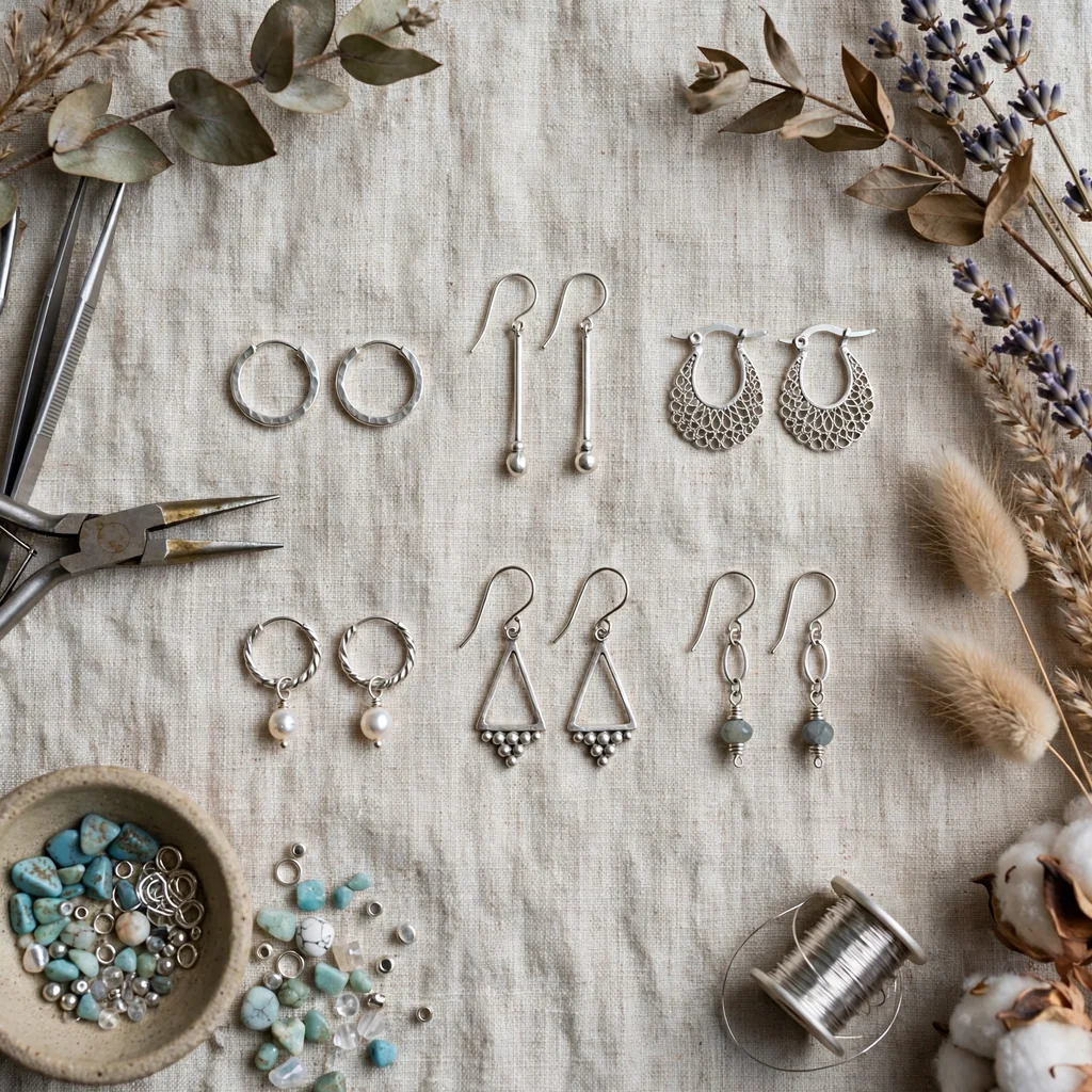Aretes de plata 925