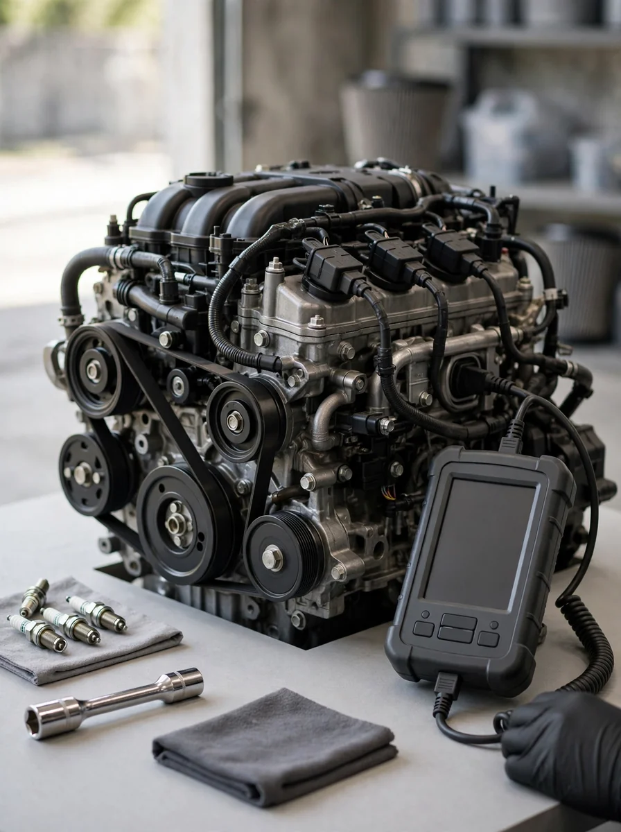 Afinamiento integral de motor con escaner