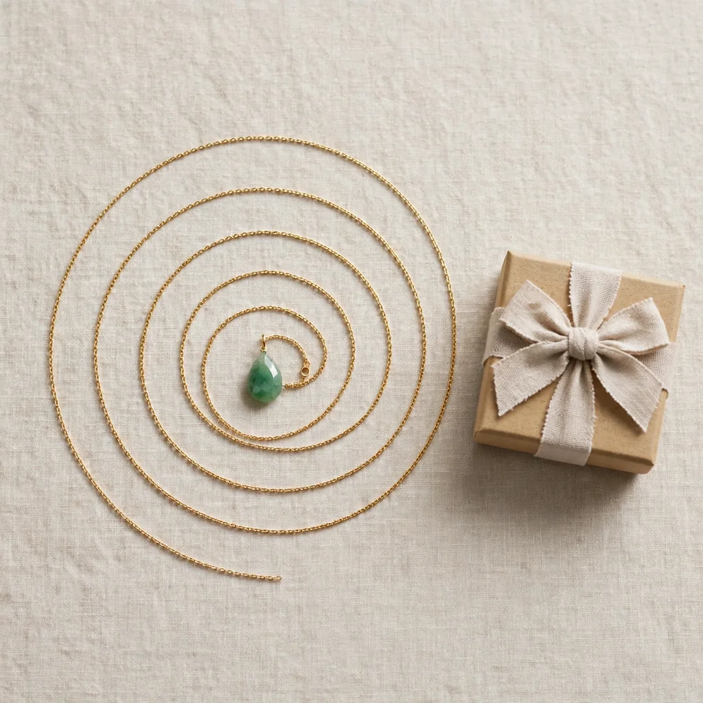 Collar fino con dije para regalo