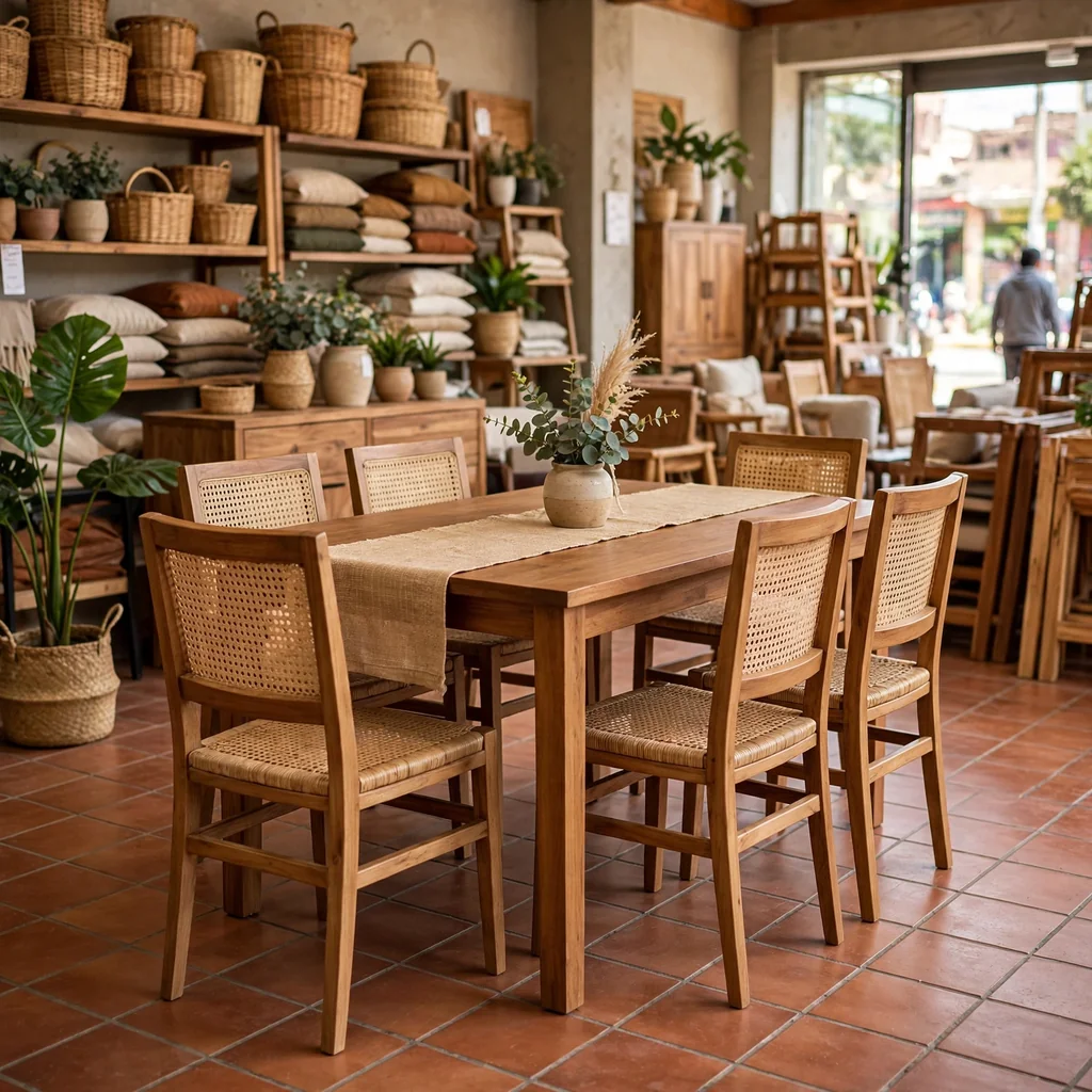 Juego de comedor de seis sillas