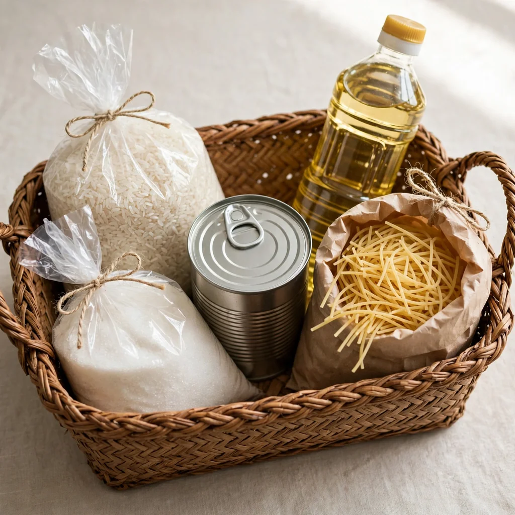 Abarrotes de despensa para el hogar