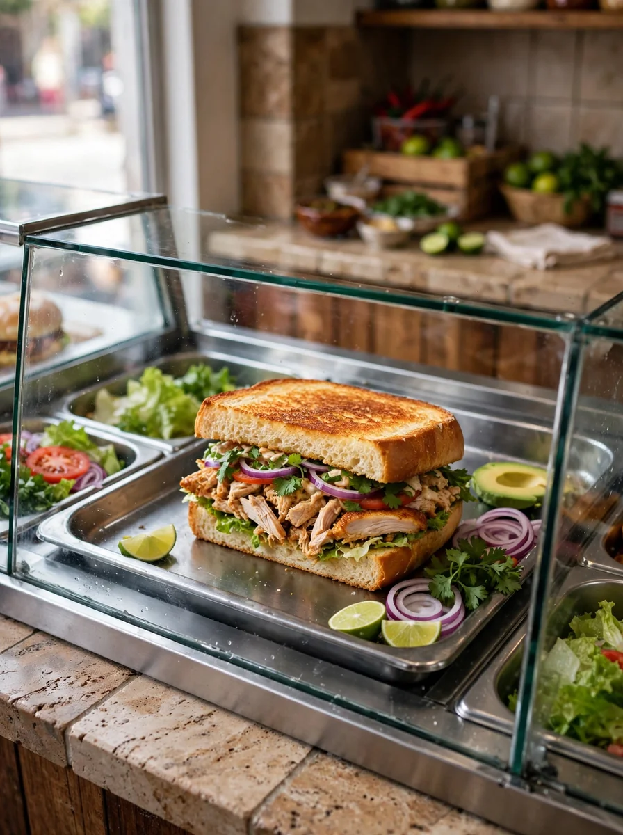 Sándwich de pollo