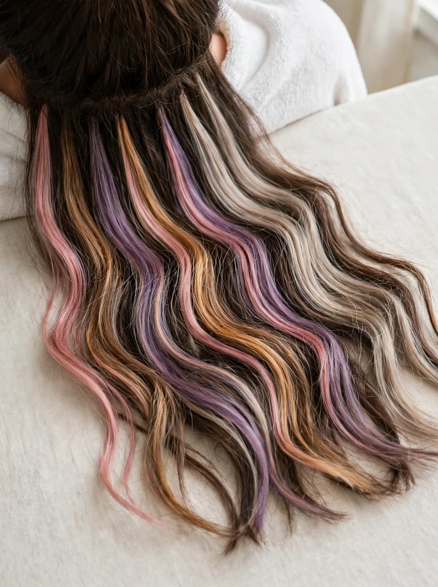 Mechas para cabello con tonos personalizados