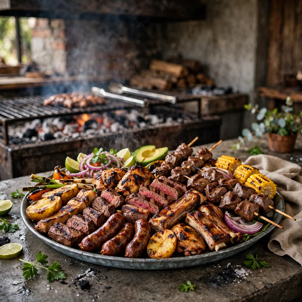 Parrilla mixta de carnes para compartir
