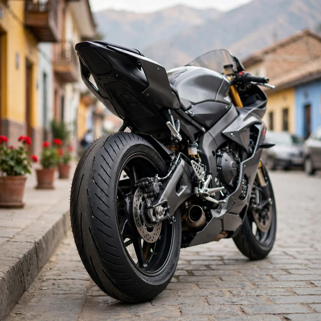 Llanta para moto de pista reforzada