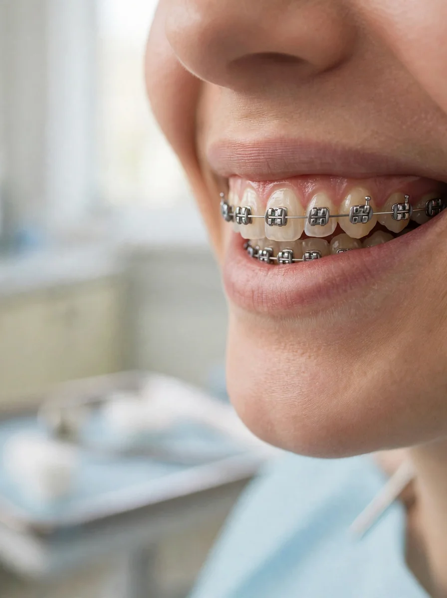Consulta de ortodoncia y brackets
