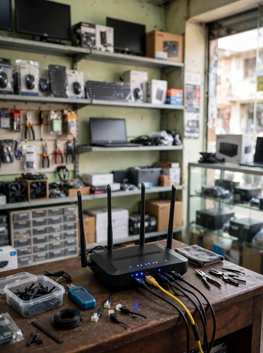 Instalación y configuración de router inalámbrico
