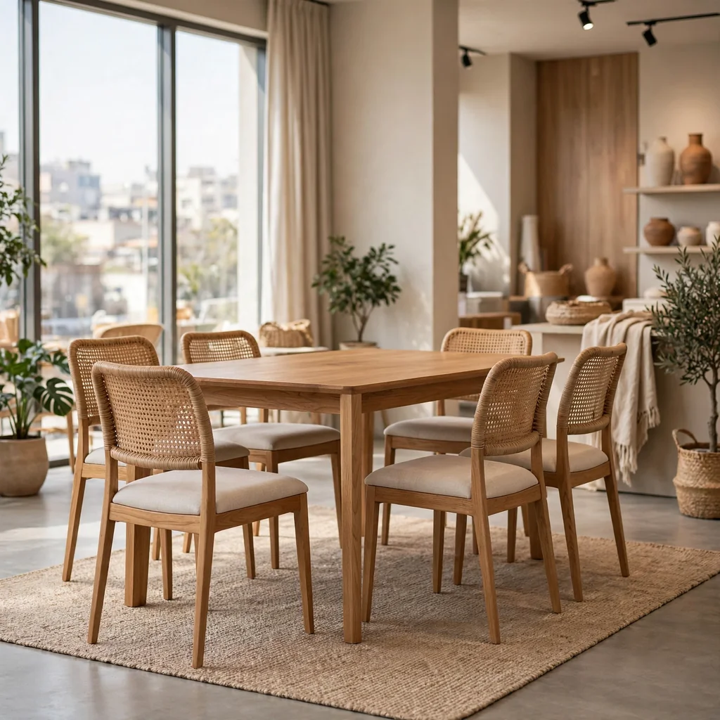 Juego de comedor de seis sillas